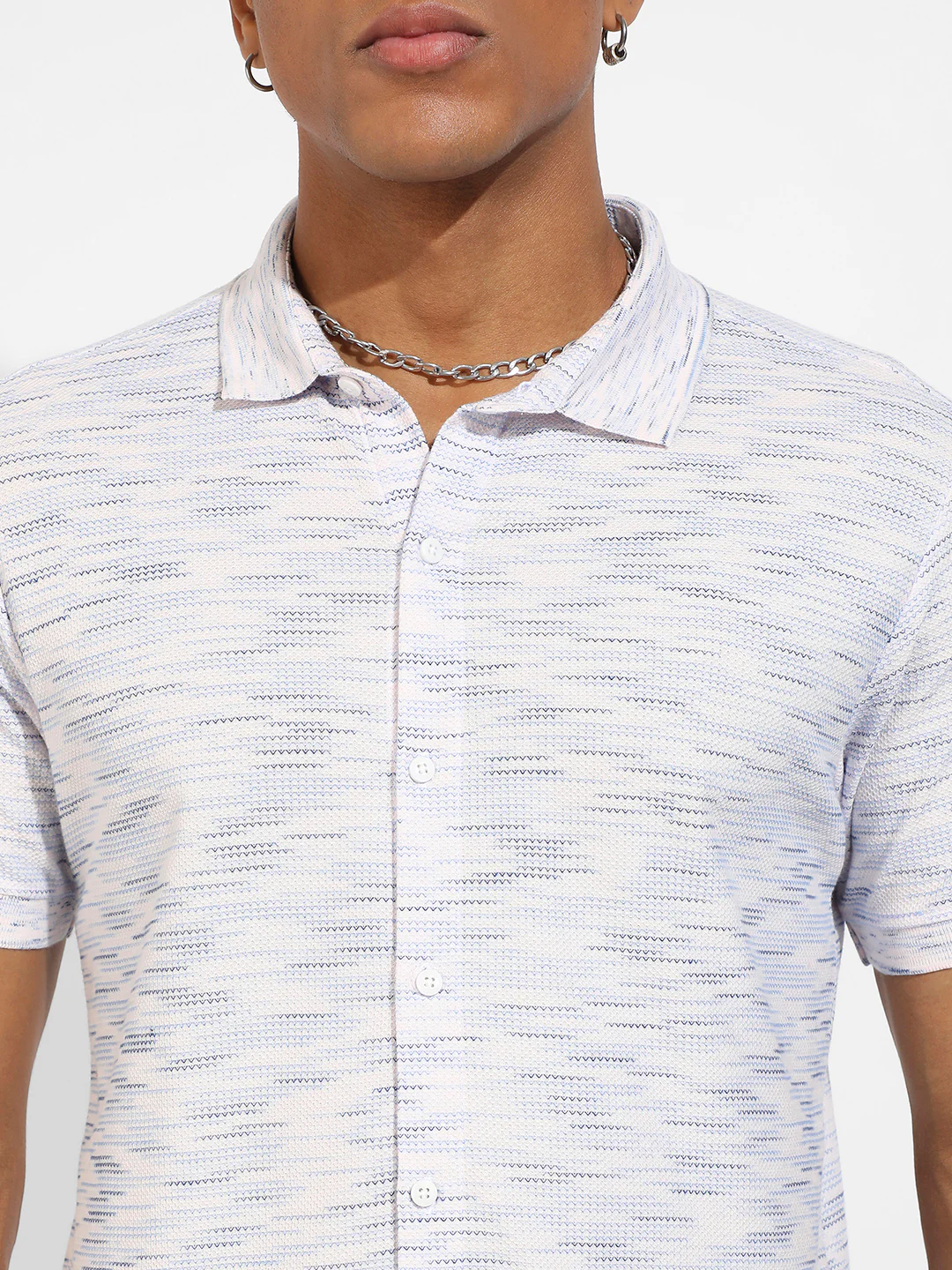 Honeycomb Knit Shirt - Image 7