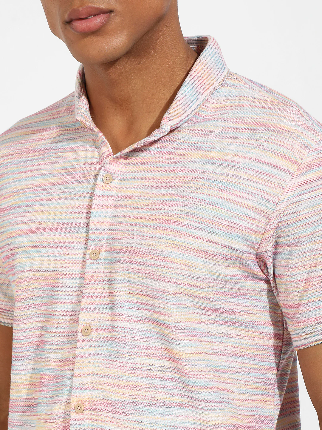 Honeycomb Knit Shirt - Image 7