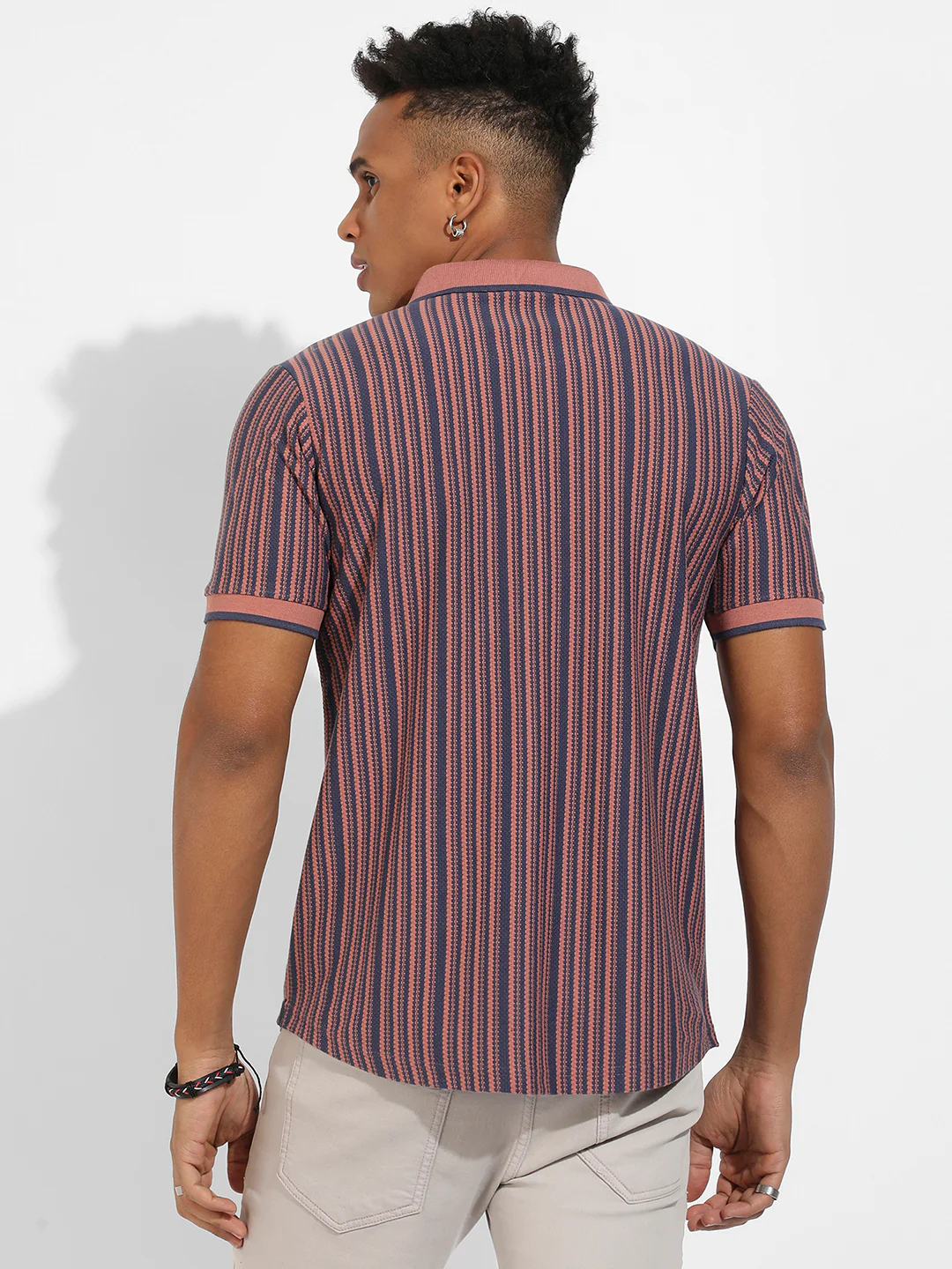 Contrast Knitted Shirt - Image 4