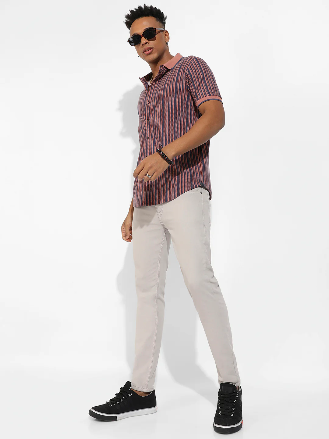 Contrast Knitted Shirt - Image 6