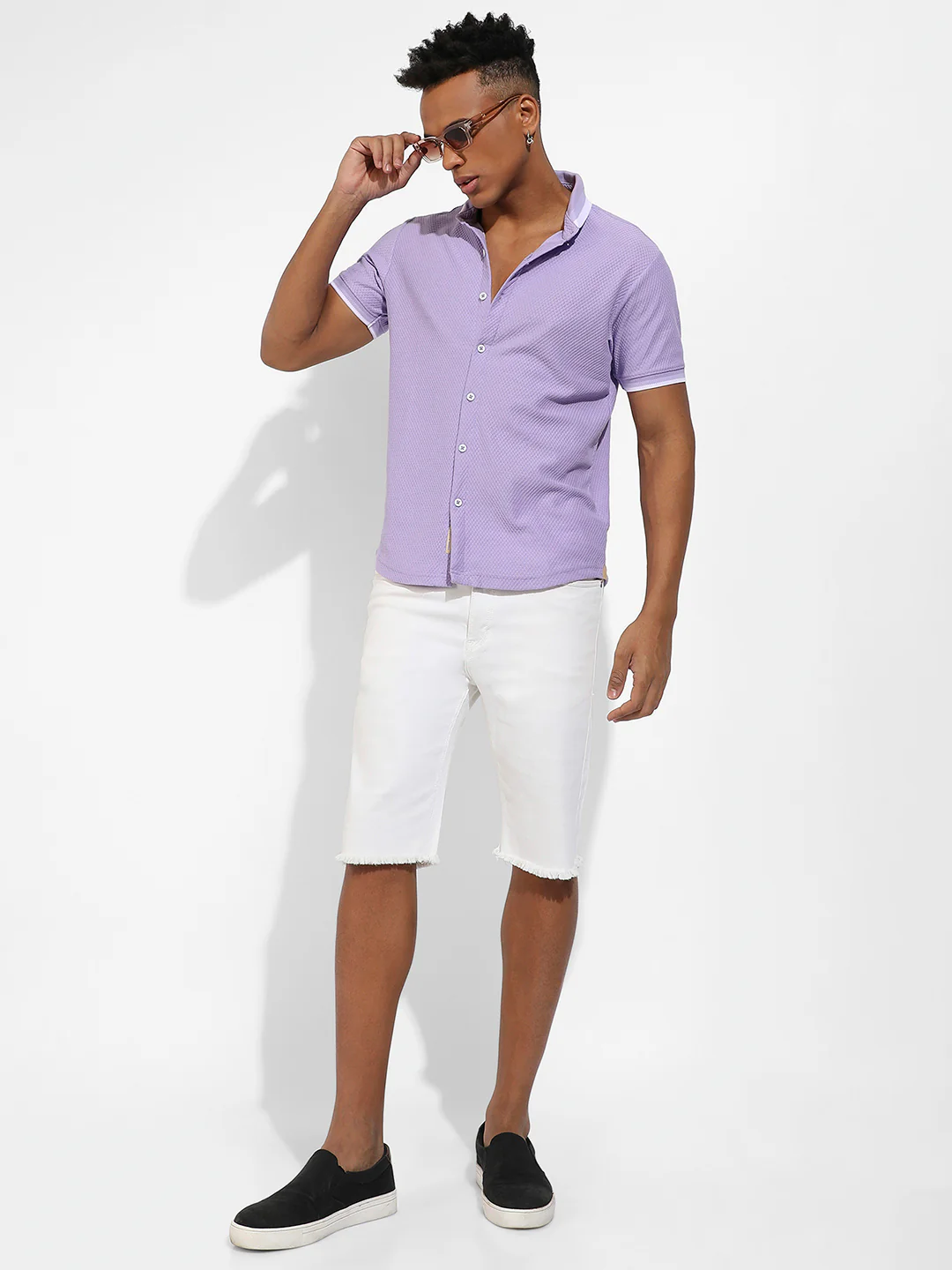 Honeycomb Knit Shirt - Image 6