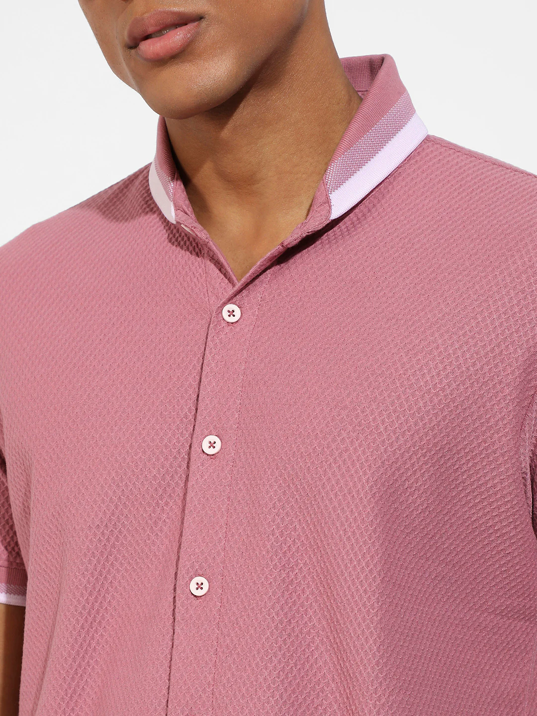 Honeycomb Knit Shirt - Image 7