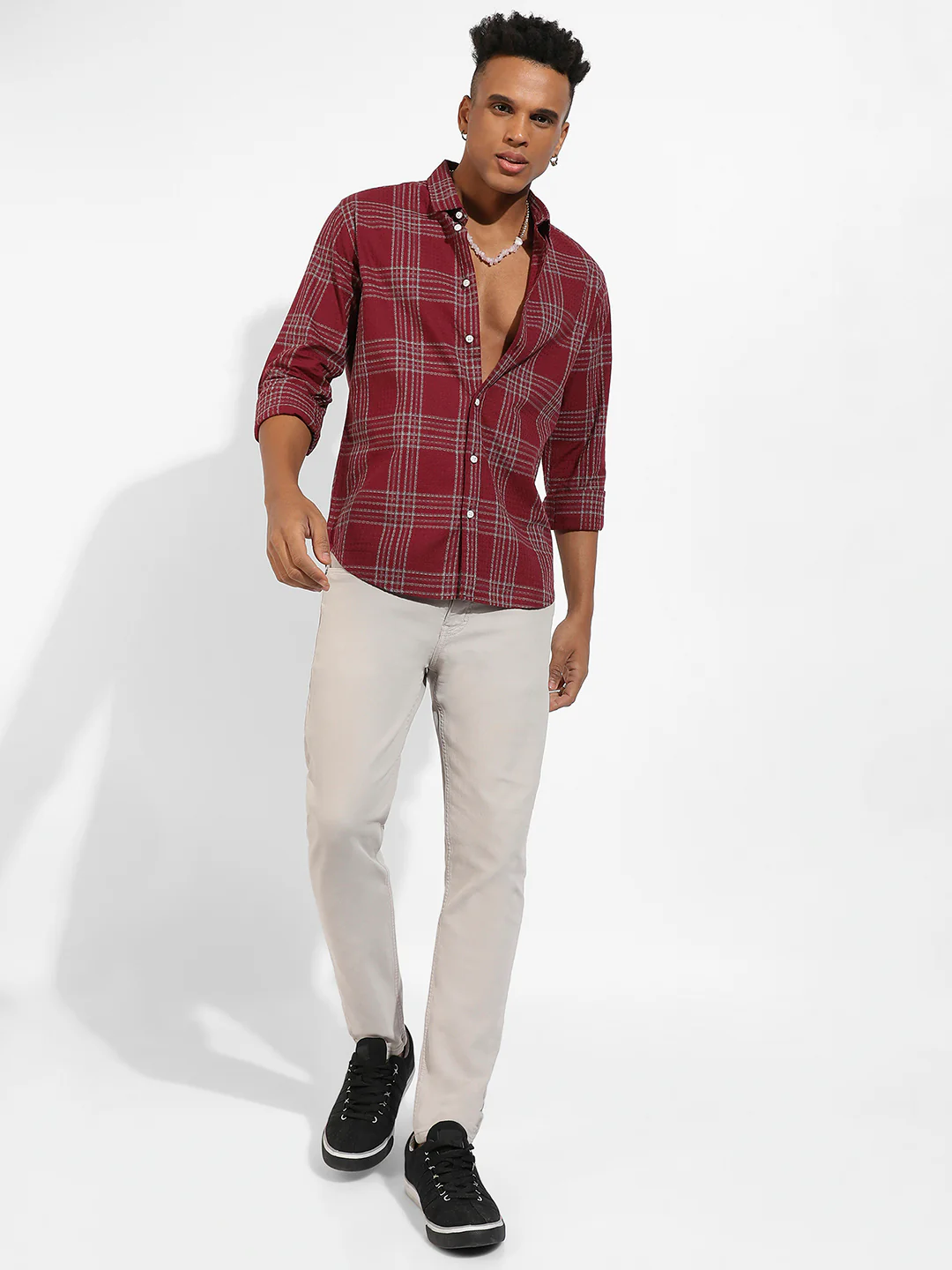 Chalk Tartan Plaid Shirt - Image 5