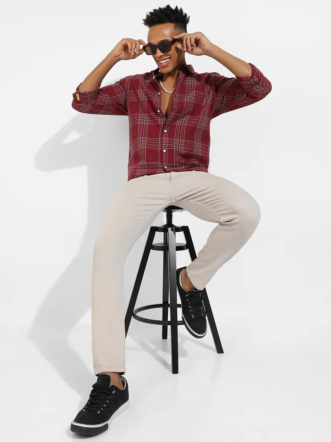 Chalk Tartan Plaid Shirt - Image 6