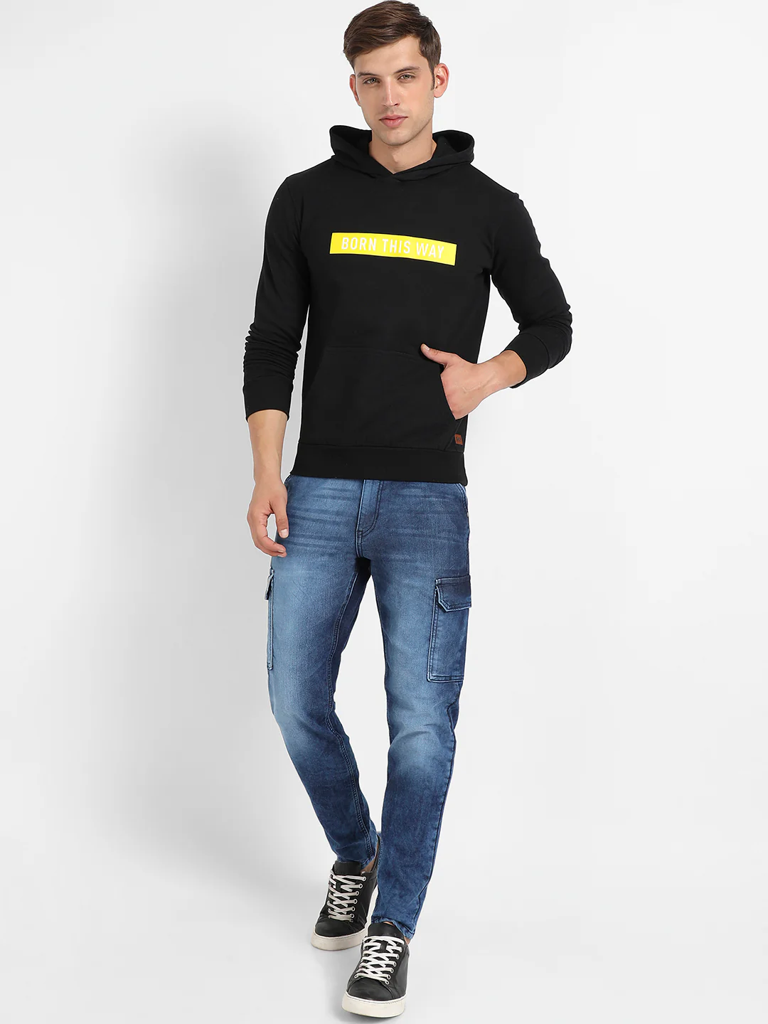 Born This Way Hoodie With Kangaroo Pocket - Image 5