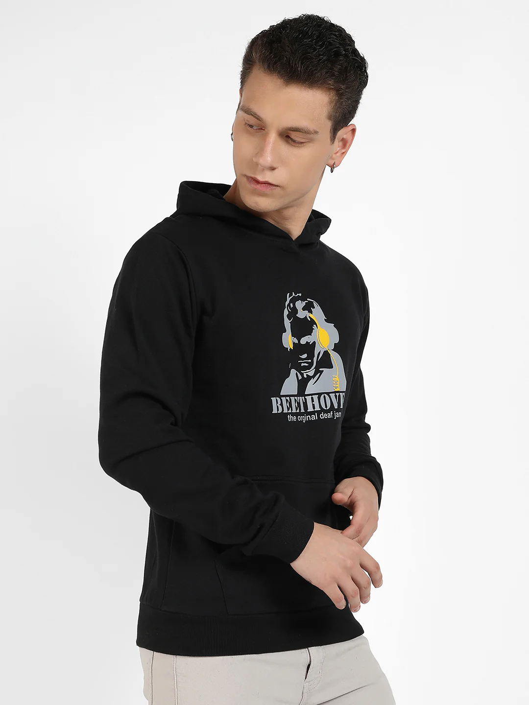 Beethovan Hoodie With Kangaroo Pocket - Image 3