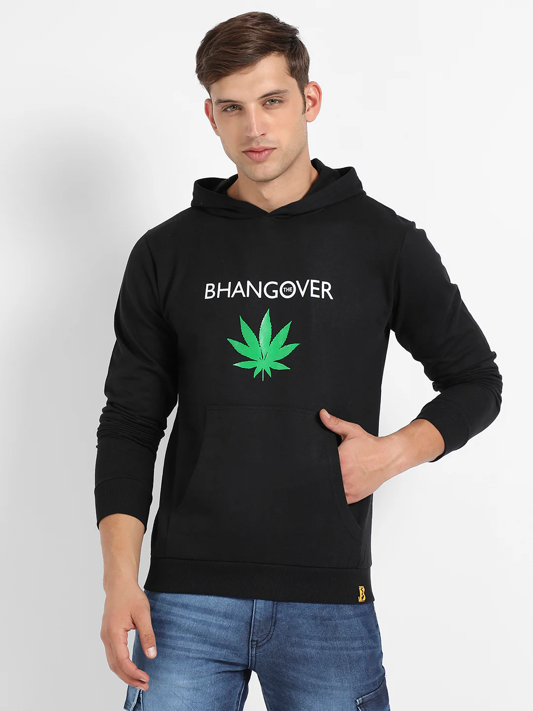 Bhangover Hoodie With Kangaroo Pocket - Image 2
