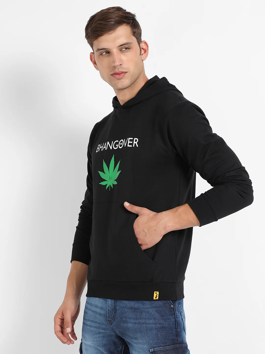 Bhangover Hoodie With Kangaroo Pocket - Image 3