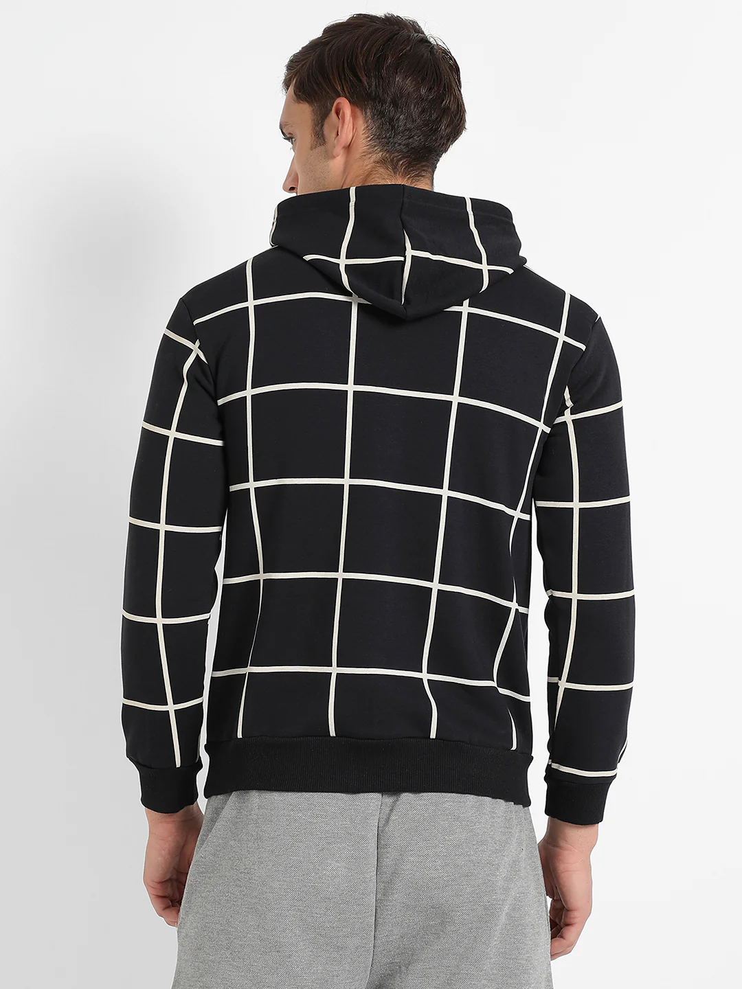 Graph Checks Hoodie With Insert Pocket - Image 4