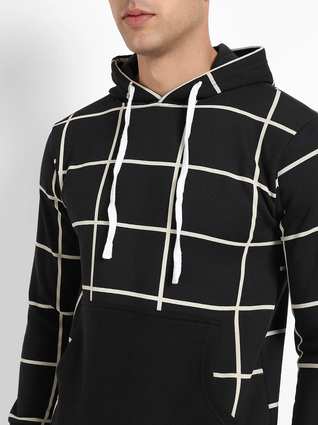 Graph Checks Hoodie With Insert Pocket - Image 7