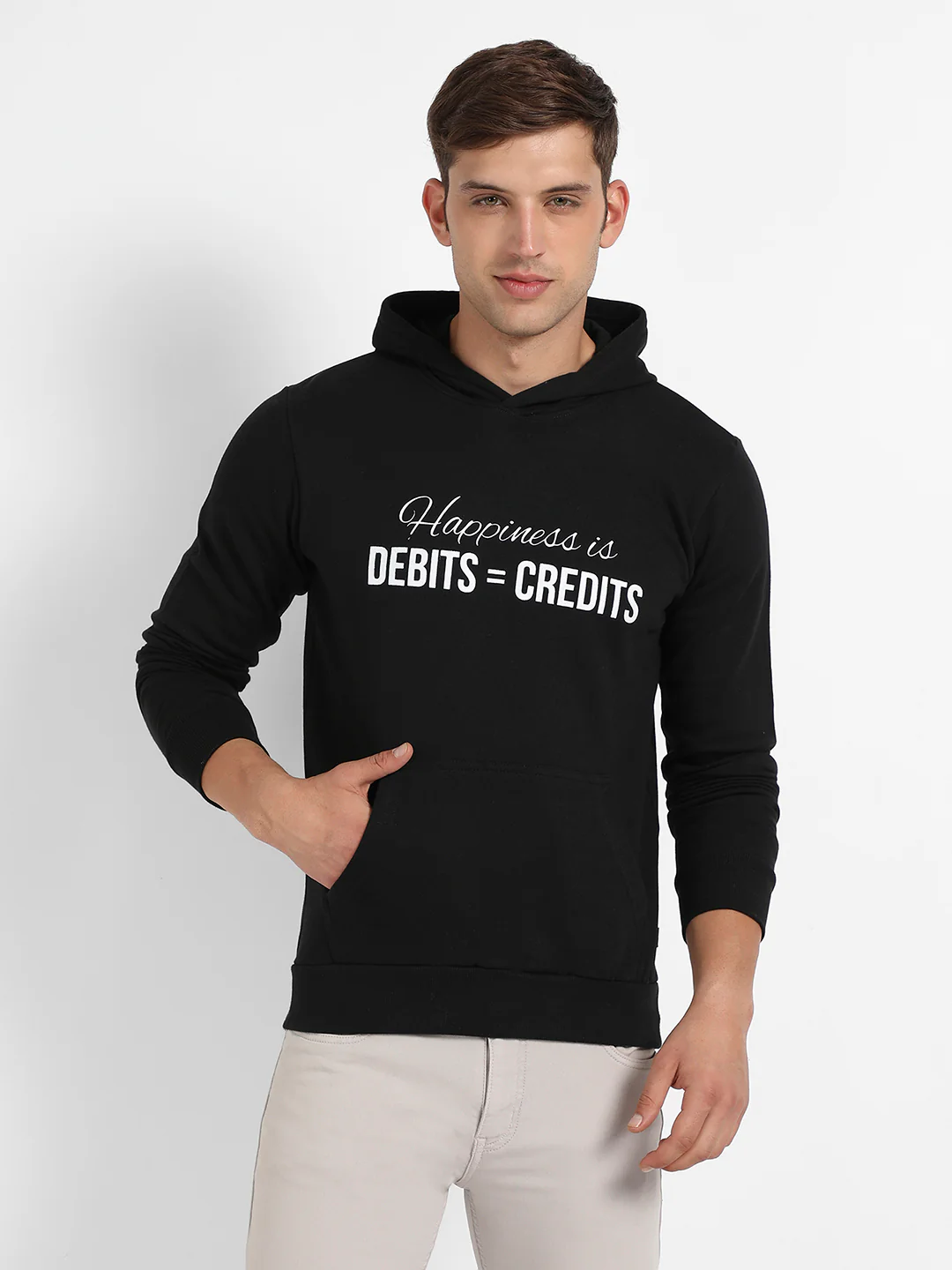 Happiness Is Hoodie With Kangaroo Pocket - Image 2
