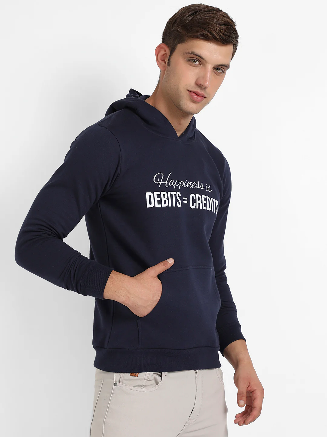 Happiness Is Hoodie With Kangaroo Pocket - Image 3