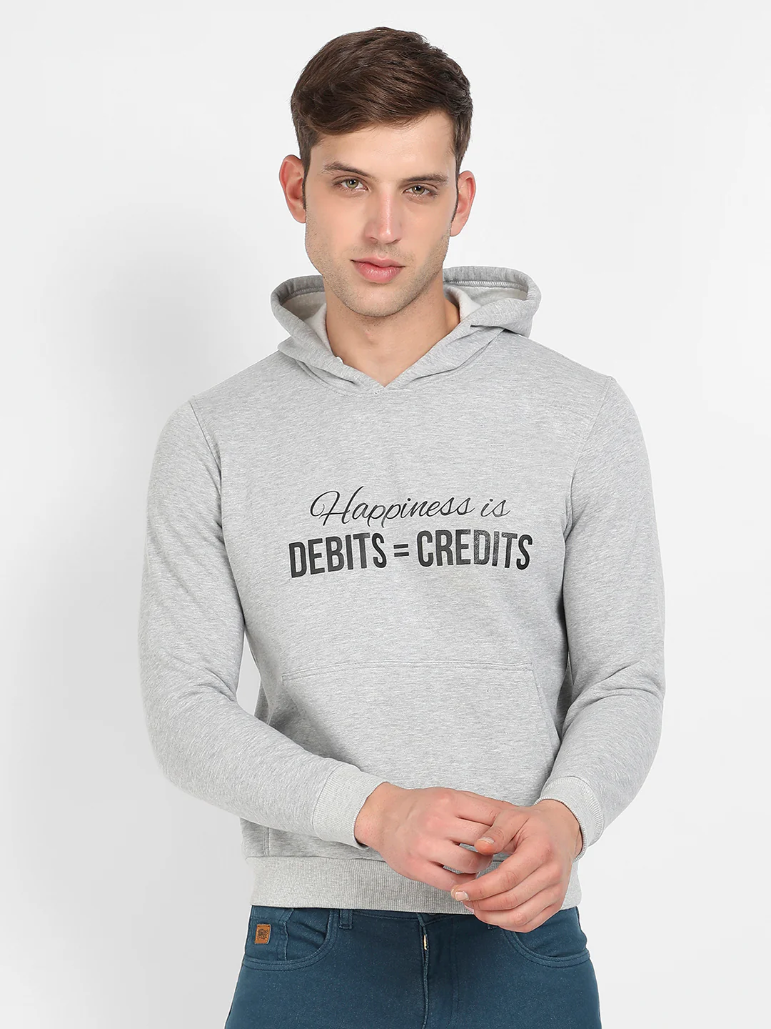 Happiness Is Hoodie With Kangaroo Pocket - Image 3