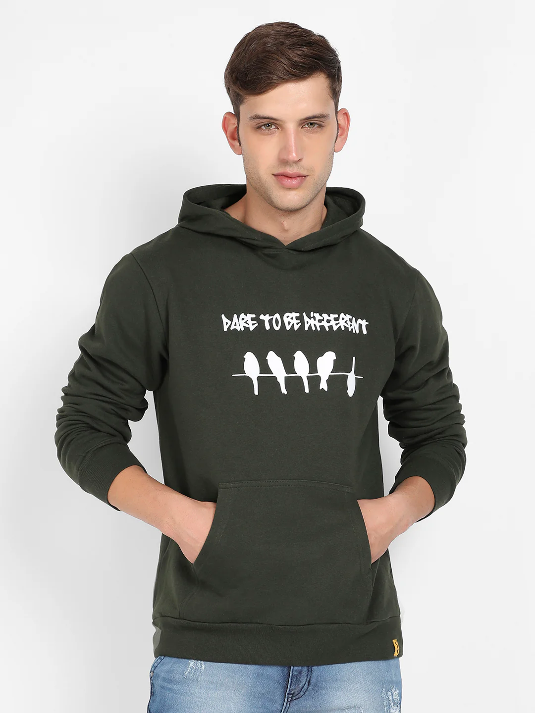 Dare To Be Different Hoodie With Kangaroo Pocket - Image 2