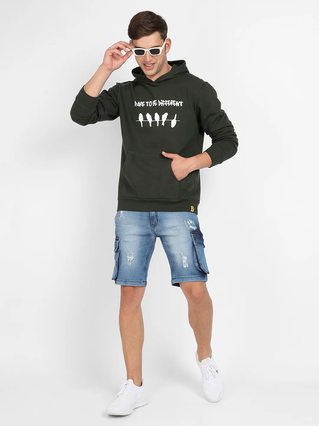 Dare To Be Different Hoodie With Kangaroo Pocket - Image 6