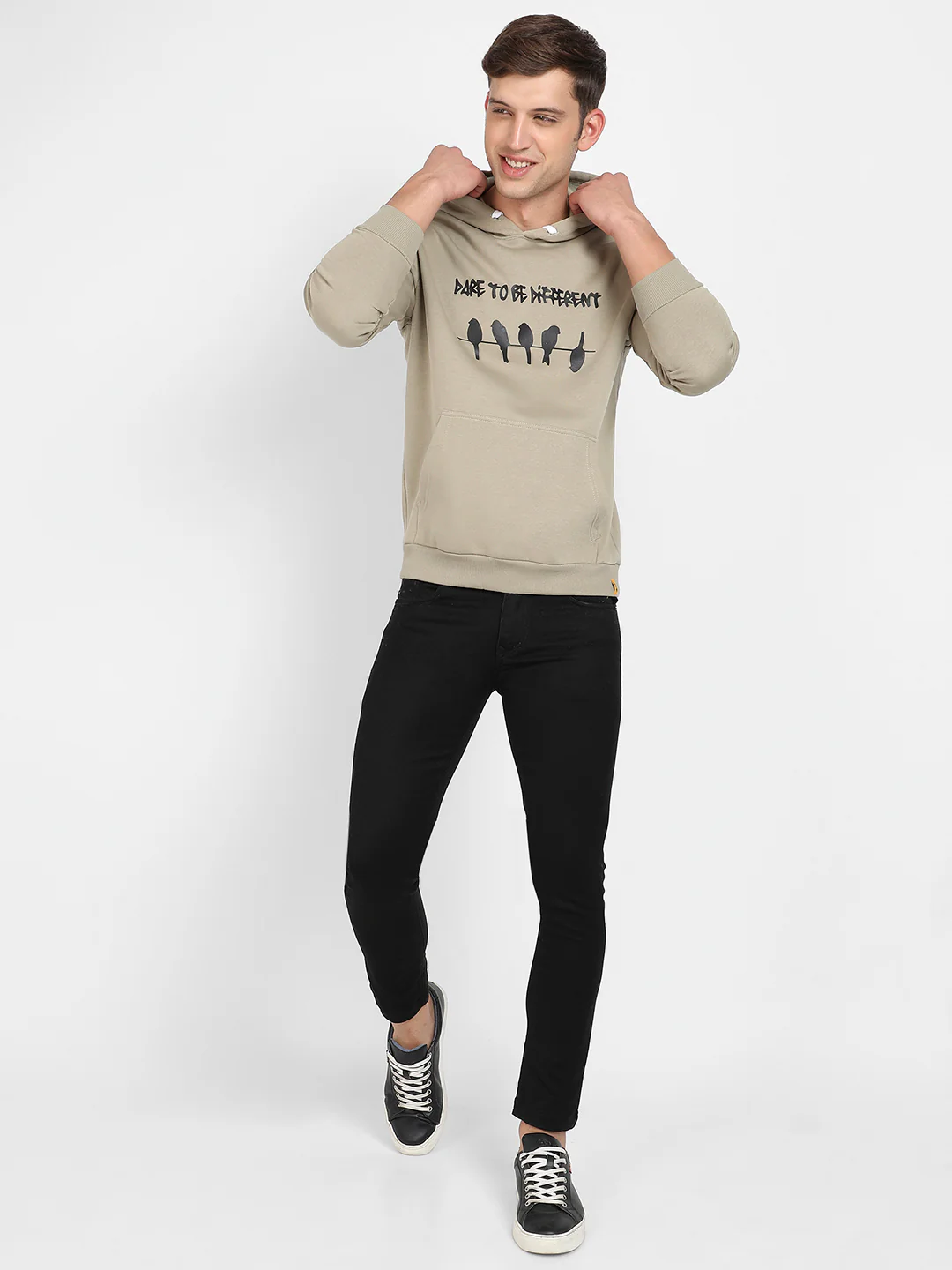 Dare To Be Different Hoodie With Kangaroo Pocket - Image 5