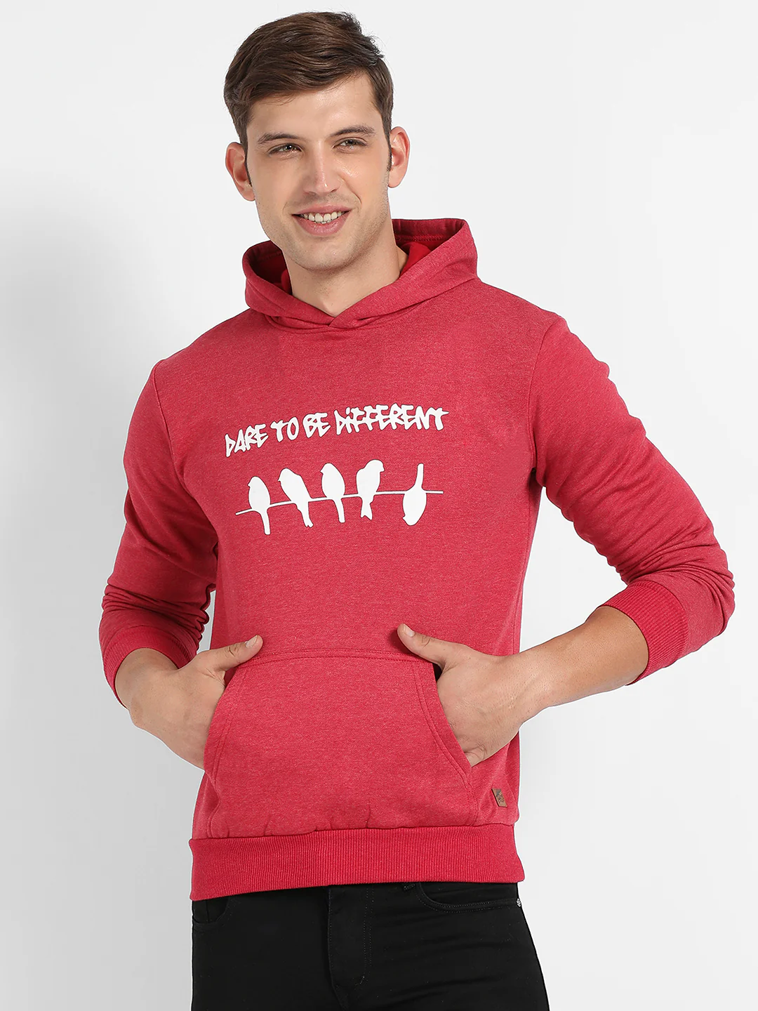 Dare To Be Different Hoodie With Kangaroo Pocket - Image 2