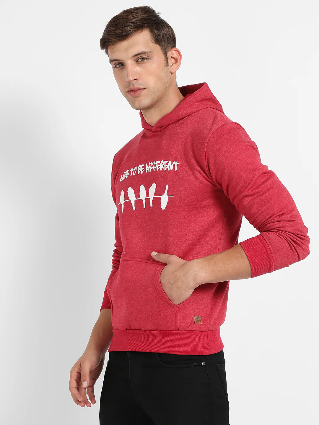Dare To Be Different Hoodie With Kangaroo Pocket - Image 3
