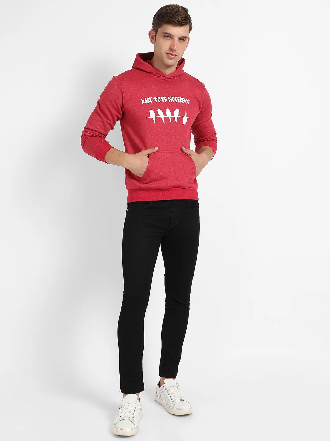 Dare To Be Different Hoodie With Kangaroo Pocket - Image 5