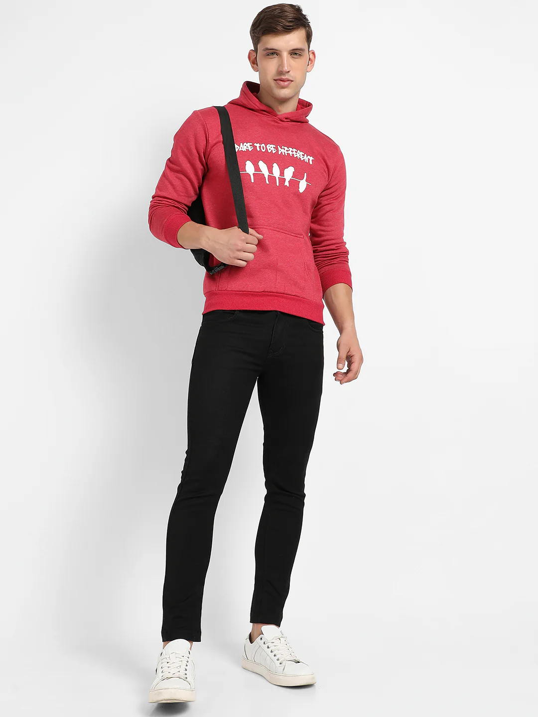 Dare To Be Different Hoodie With Kangaroo Pocket - Image 6
