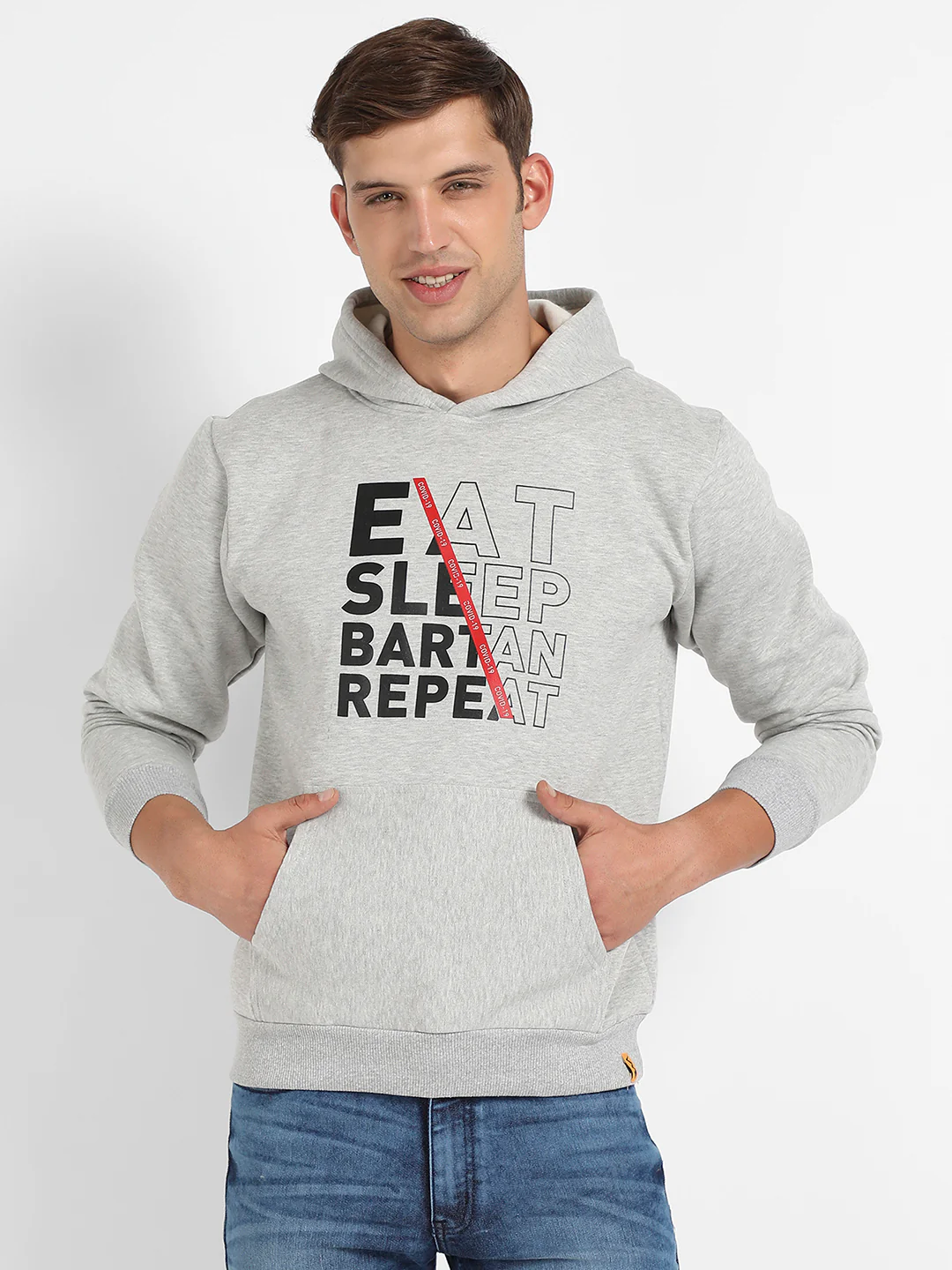 Eat Sleep Bartan Repeat Hoodie - Image 2