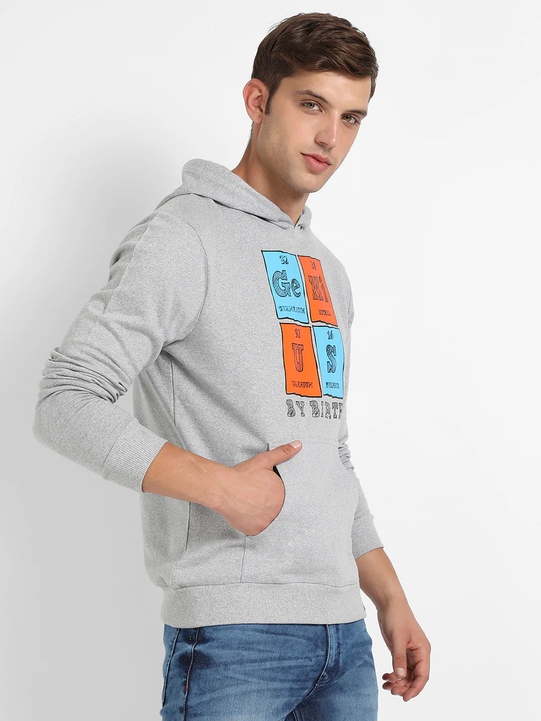 Genius Hoodie With Kanagroo Pocket - Image 3