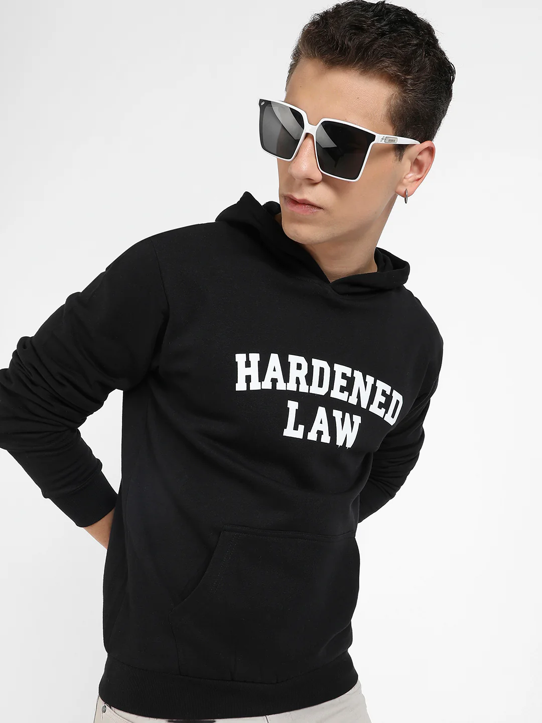 Hardened Law Hoodie With Kangaroo Pocket - Image 2