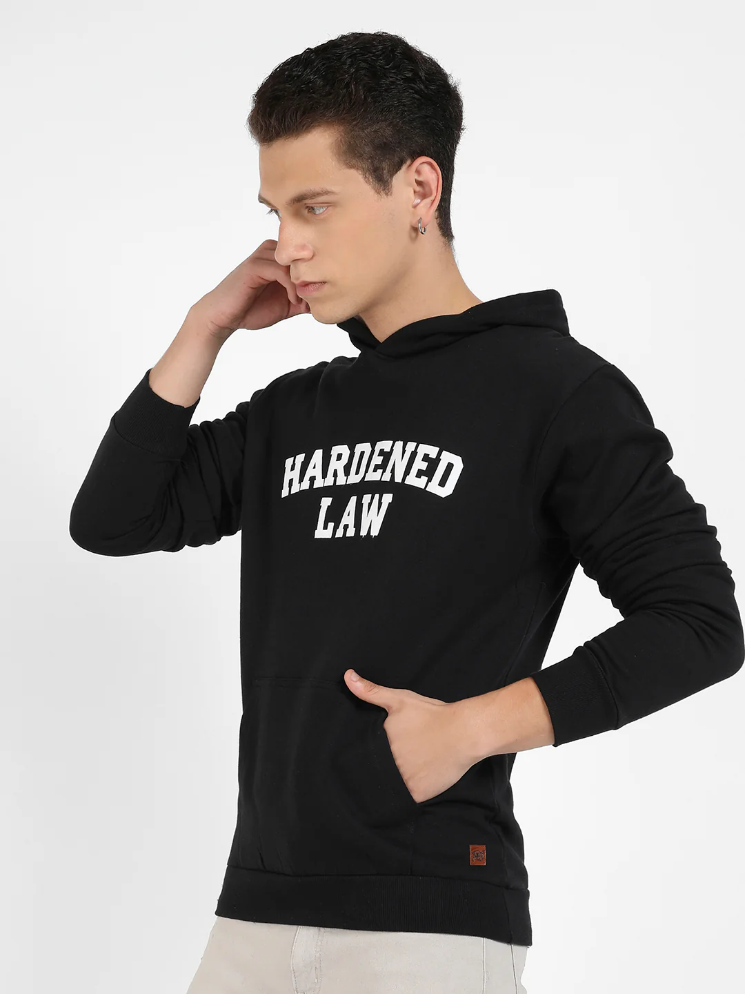 Hardened Law Hoodie With Kangaroo Pocket - Image 3
