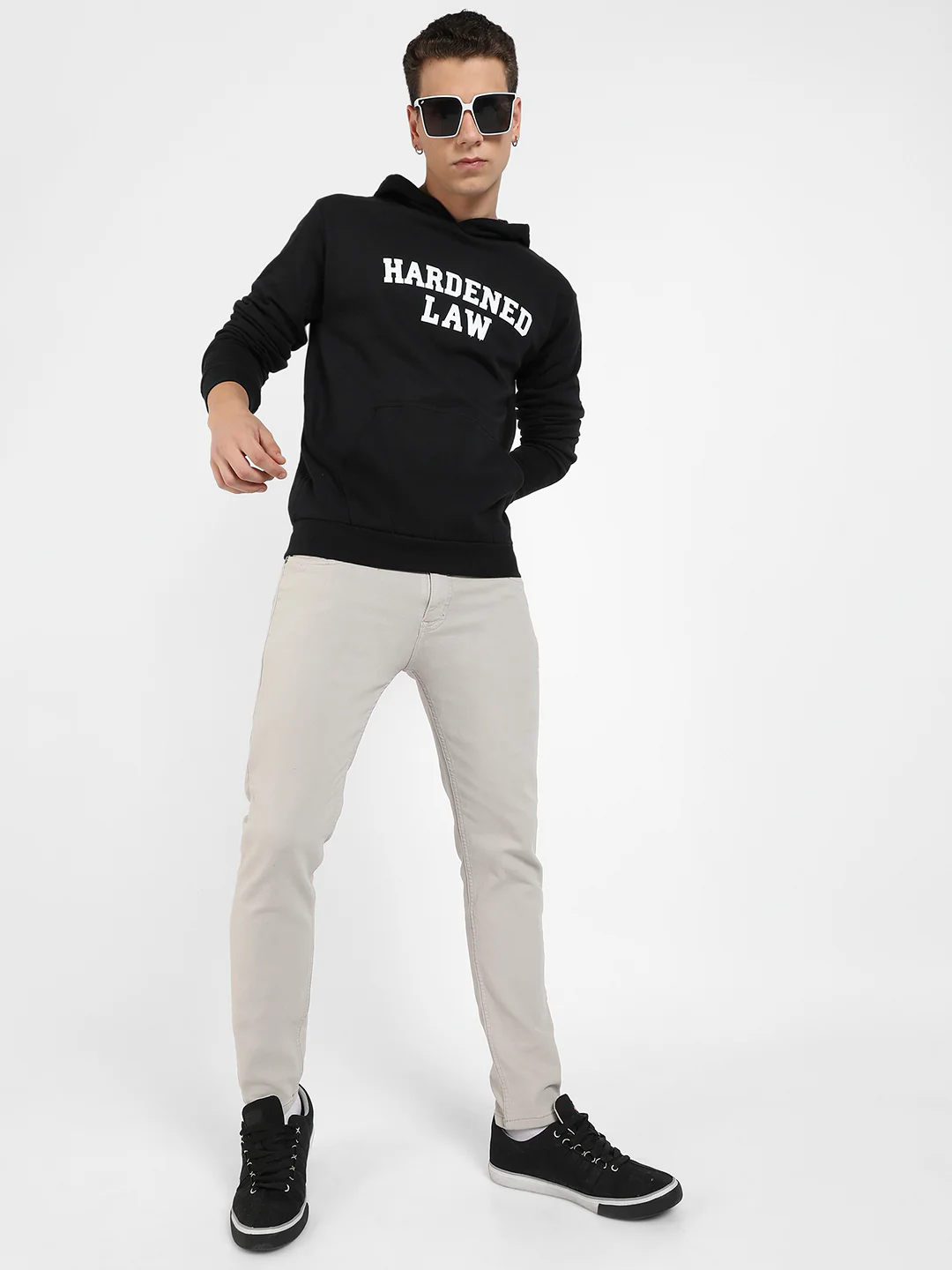 Hardened Law Hoodie With Kangaroo Pocket - Image 6