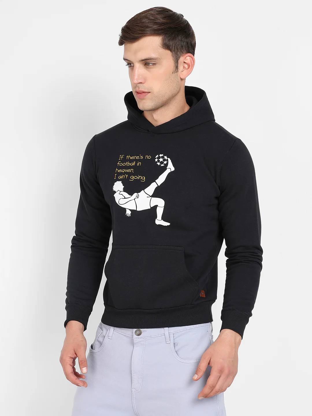 Football Hoodie With Kangaroo Pocket - Image 3