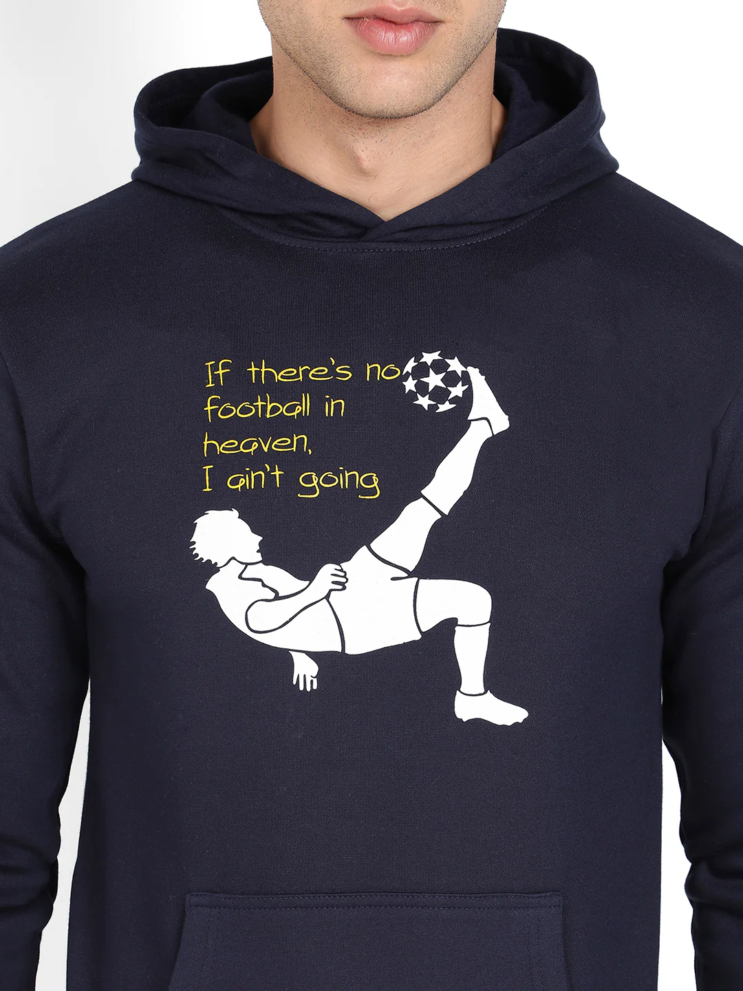 Football Hoodie With Kangaroo Pocket - Image 7