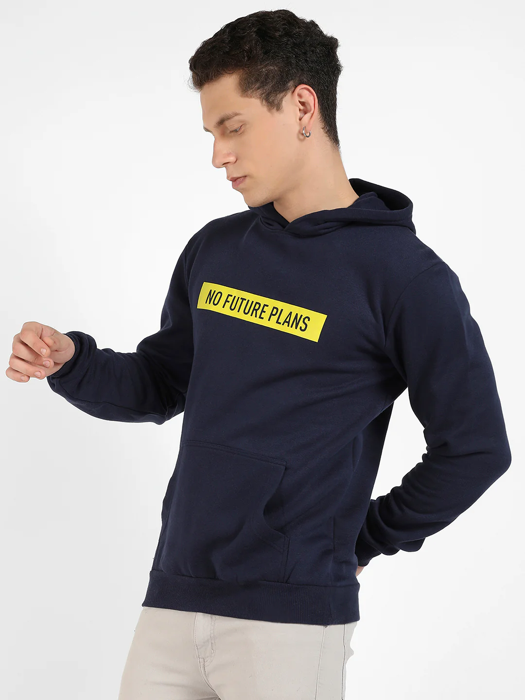 No Future Plans Hoodie With Kangaroo Pocket - Image 3