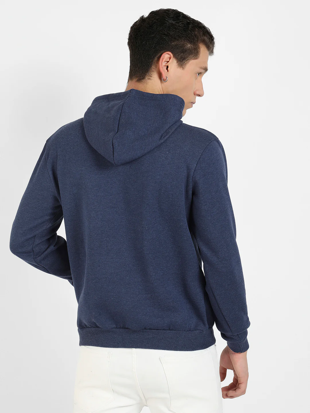 Pullover Hoodie With Contrast Drawstring - Image 4