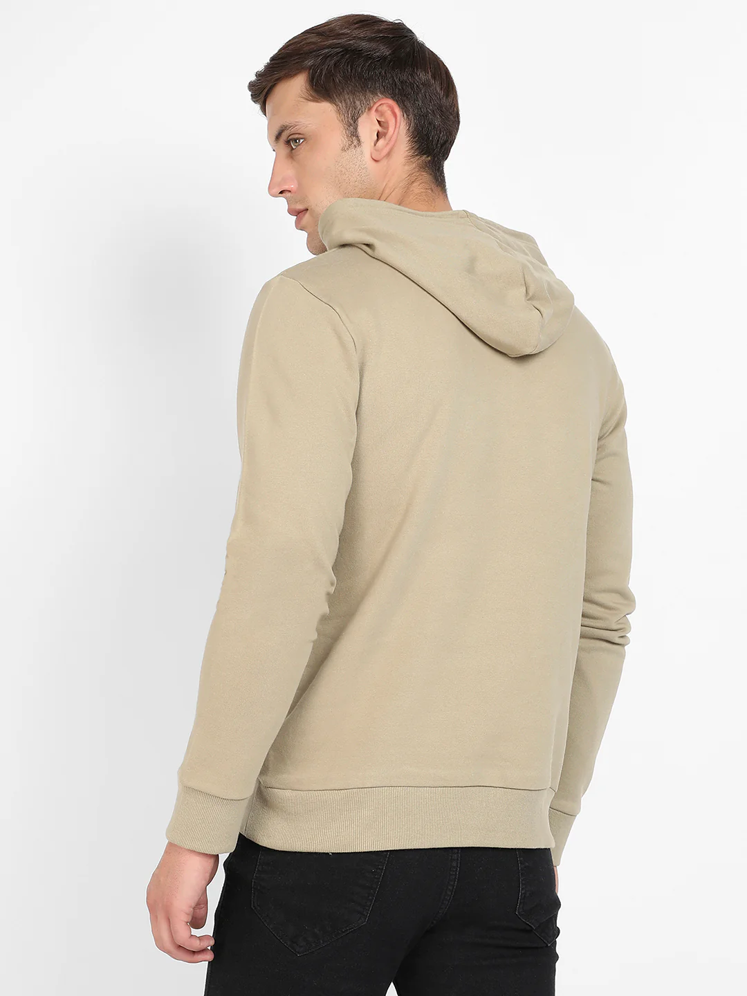 Pullover Hoodie With Contrast Drawstring - Image 4