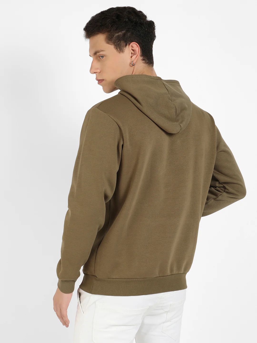 Pullover Hoodie With Contrast Drawstring - Image 4
