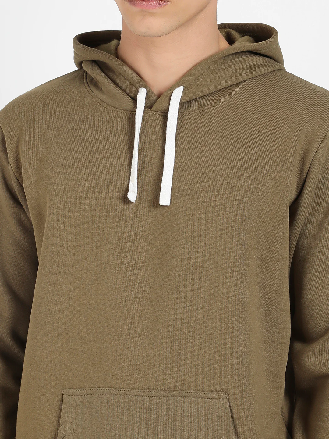 Pullover Hoodie With Contrast Drawstring - Image 7