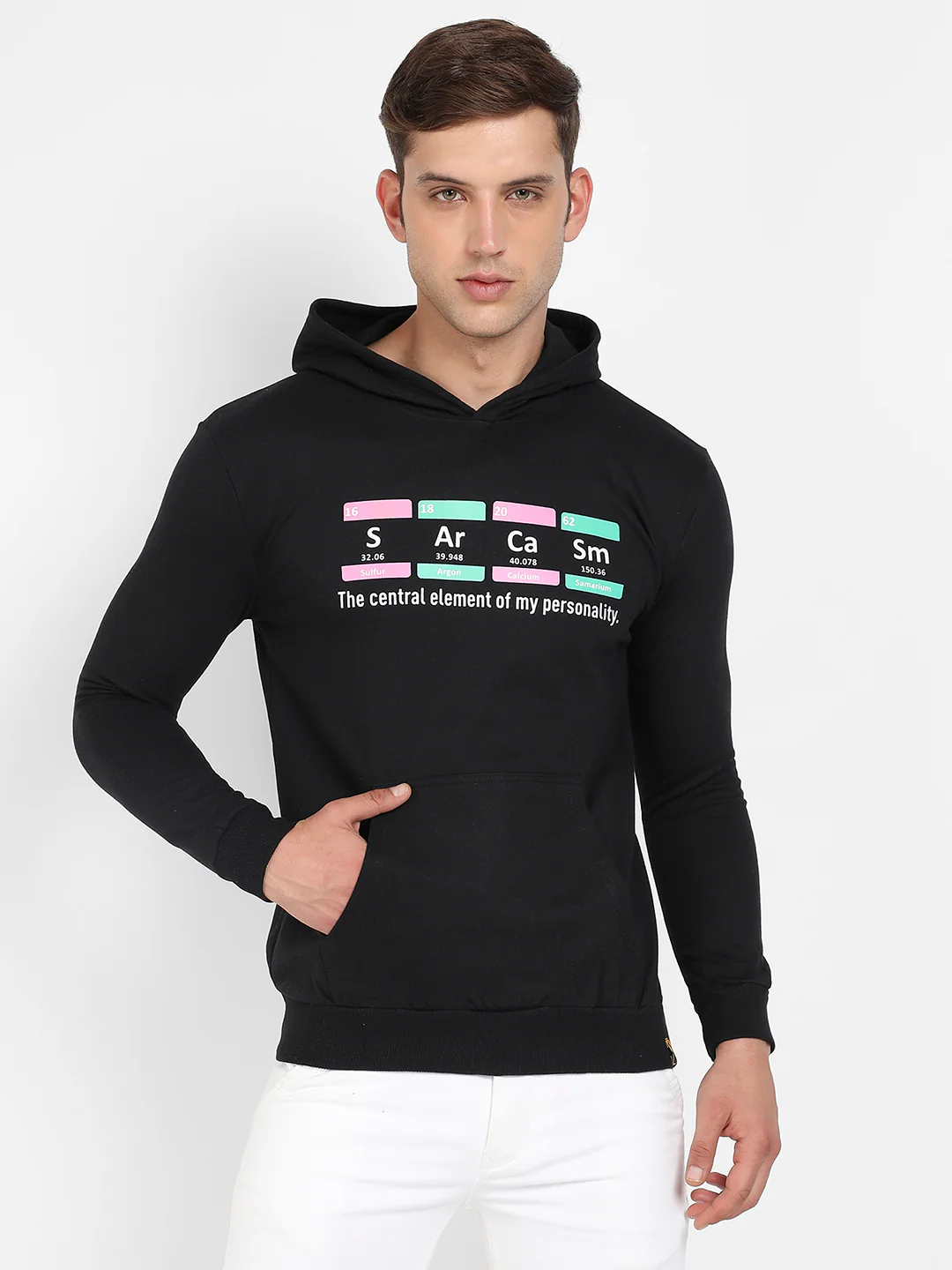 Sarcasm Hoodie With Kangaroo Pocket - Image 2