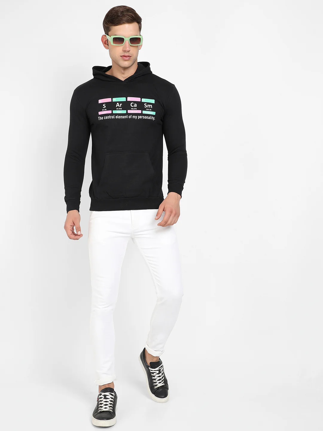 Sarcasm Hoodie With Kangaroo Pocket - Image 6