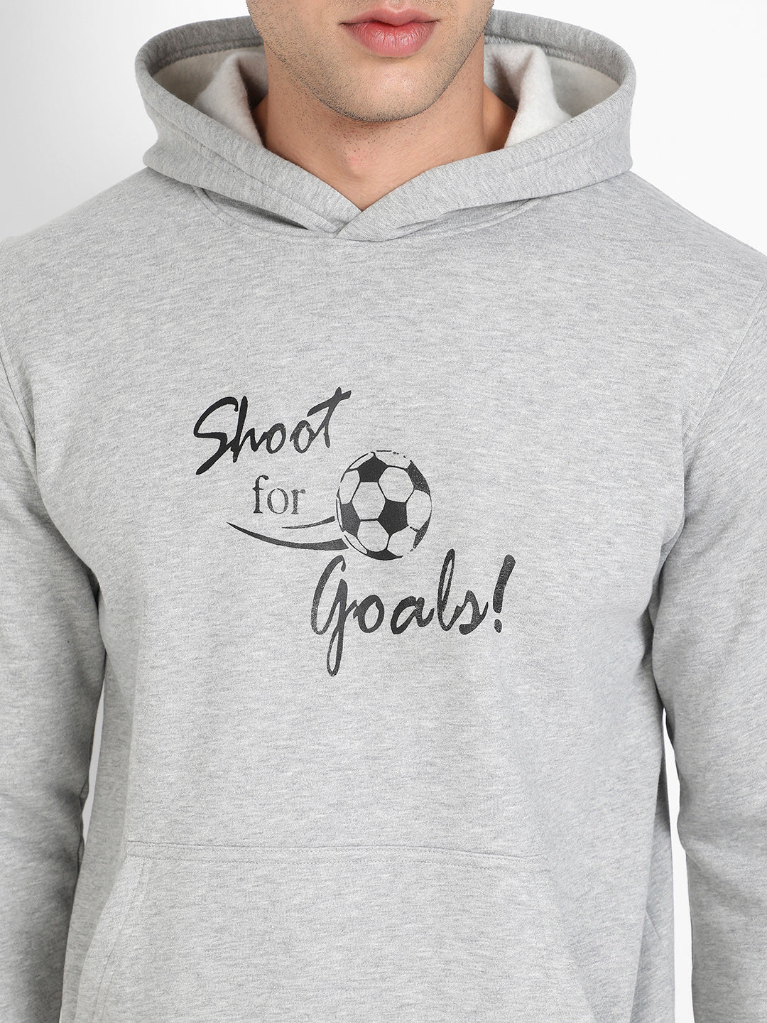 Shoot For Goals Hoodie With Kangaroo Pocket - Image 7