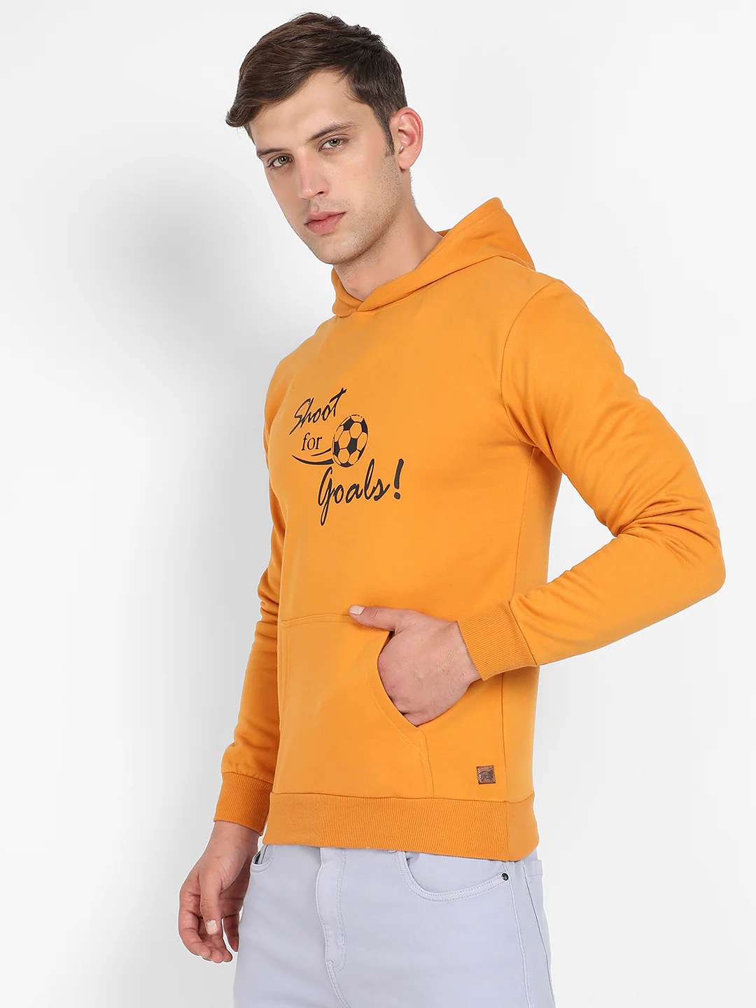 Shoot For Goals Hoodie With Kangaroo Pocket - Image 3