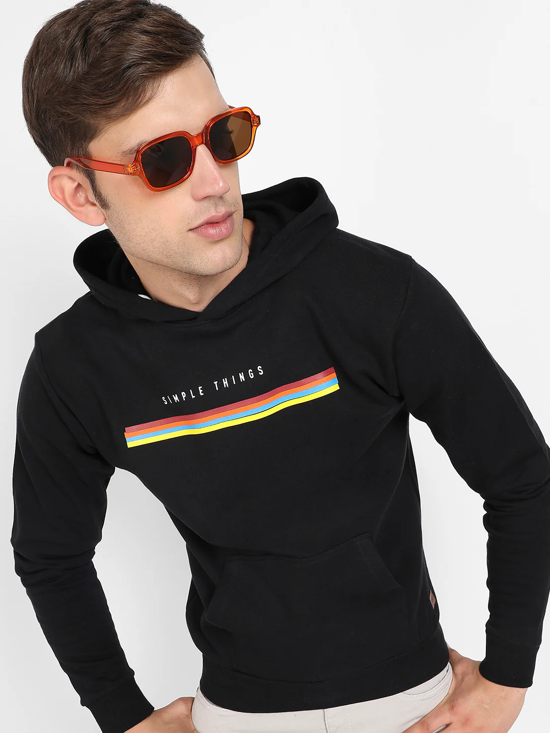 Simple Things Hoodie With Kangaroo Pocket