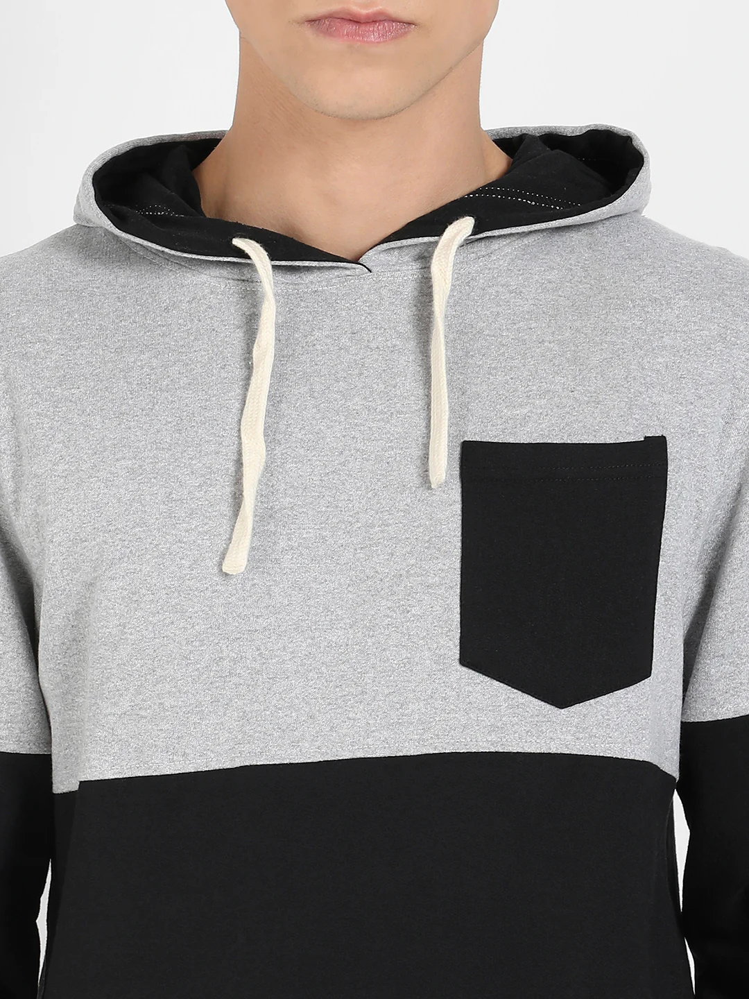 Pullover Hoodie With Patch Pocket - Image 7