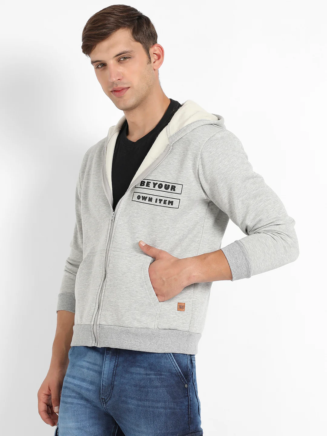 Be Your Own Item Hoodie With Insert Pocket - Image 3