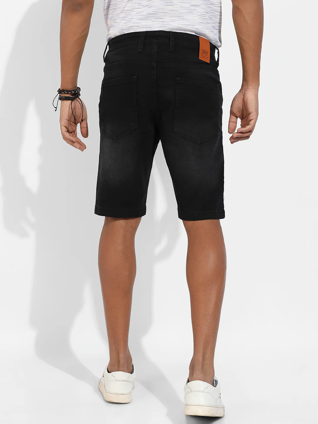 Distressed Denim Shorts - Image 4