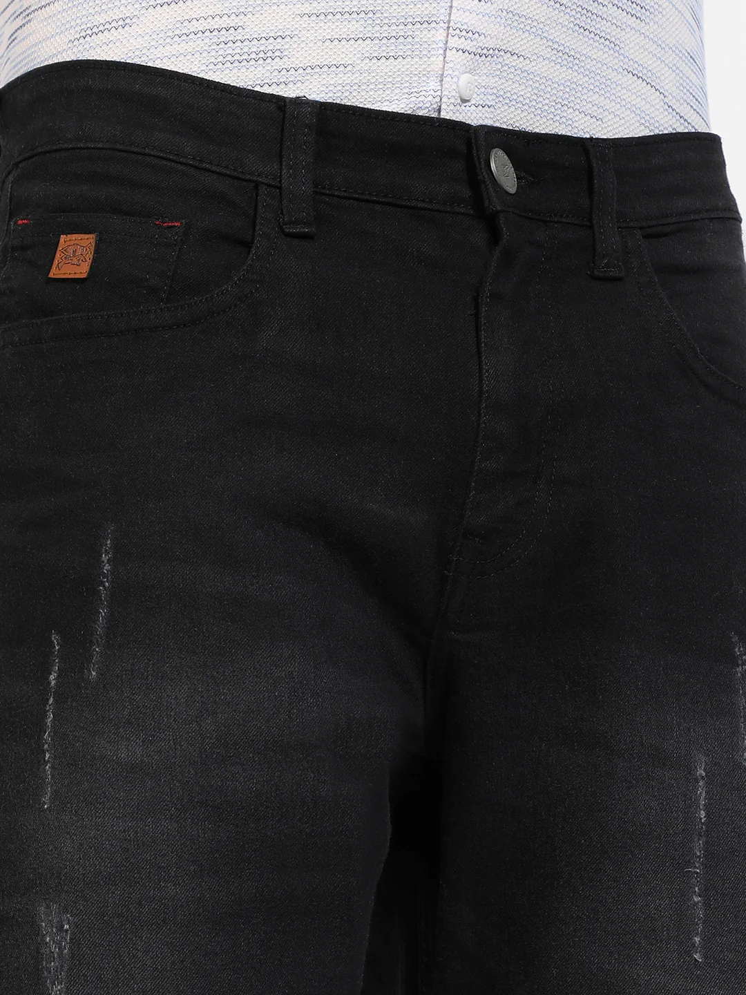 Distressed Denim Shorts - Image 7
