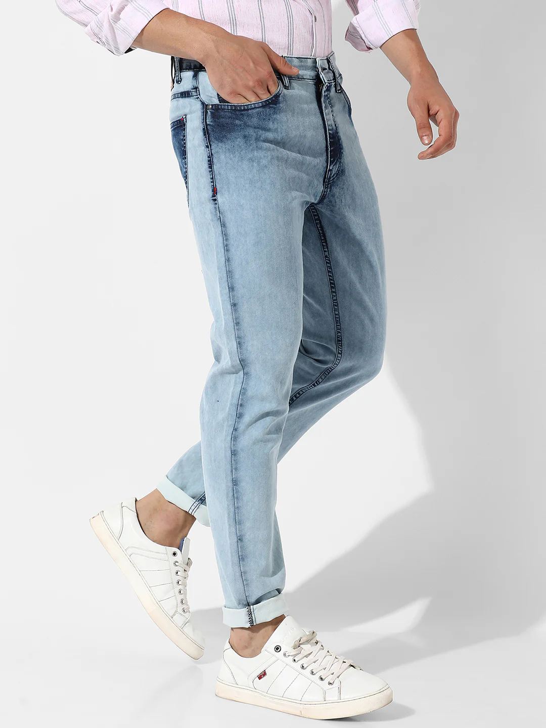 Light-Wash Denim Jeans - Image 5
