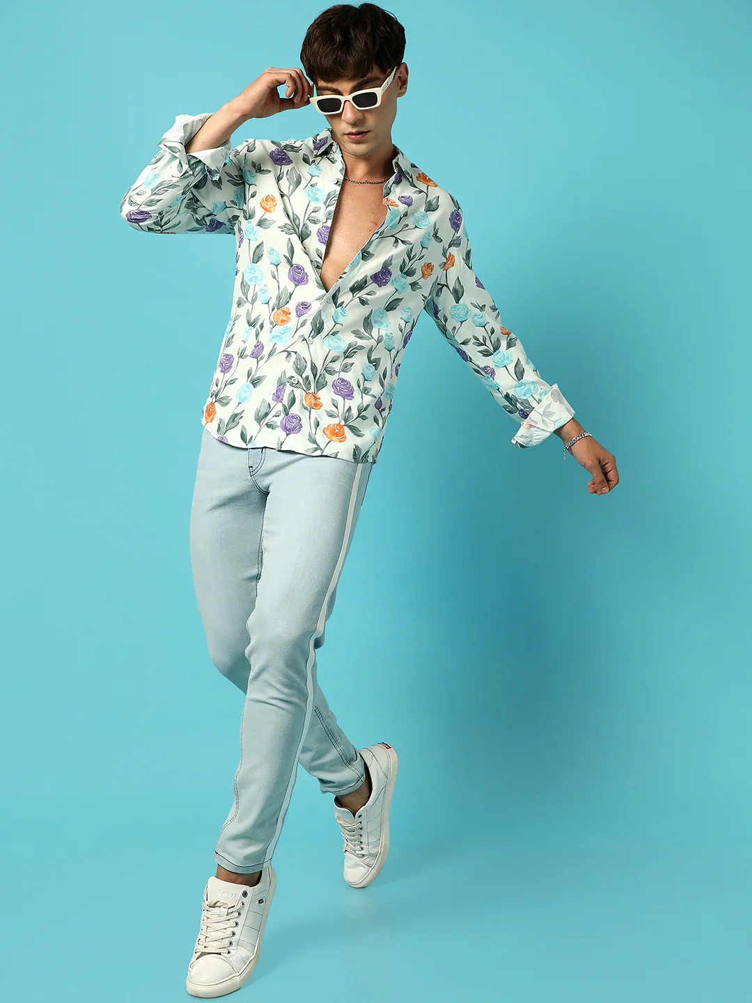Rose Garden Print Shirt - Image 3