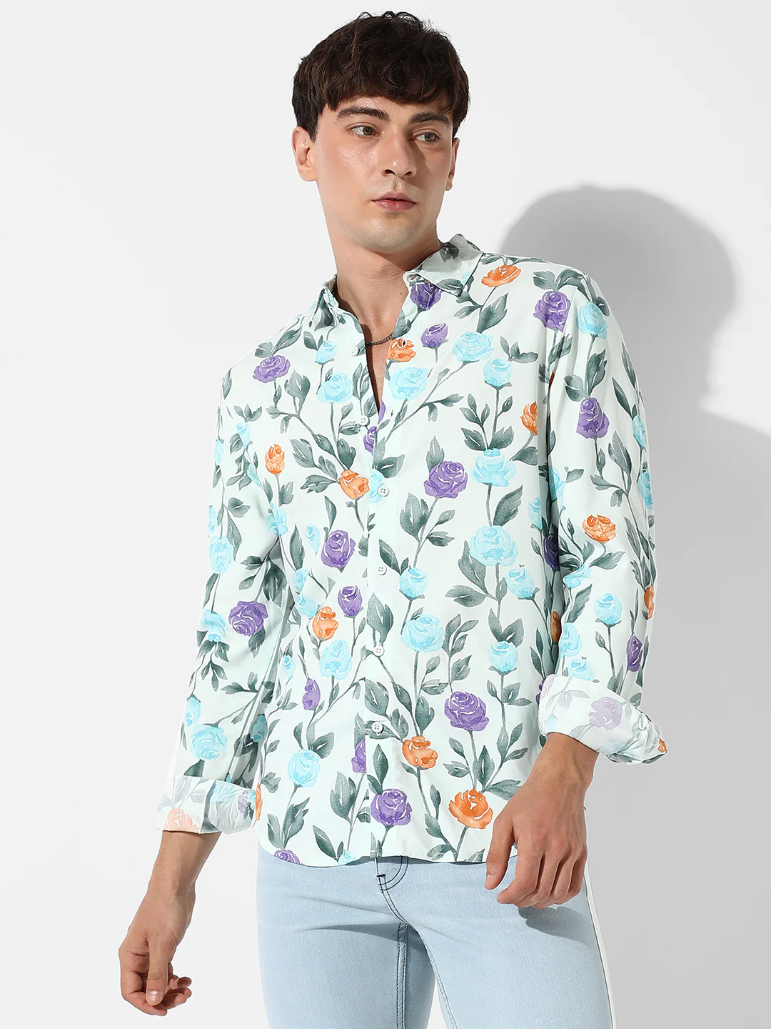 Rose Garden Print Shirt - Image 4