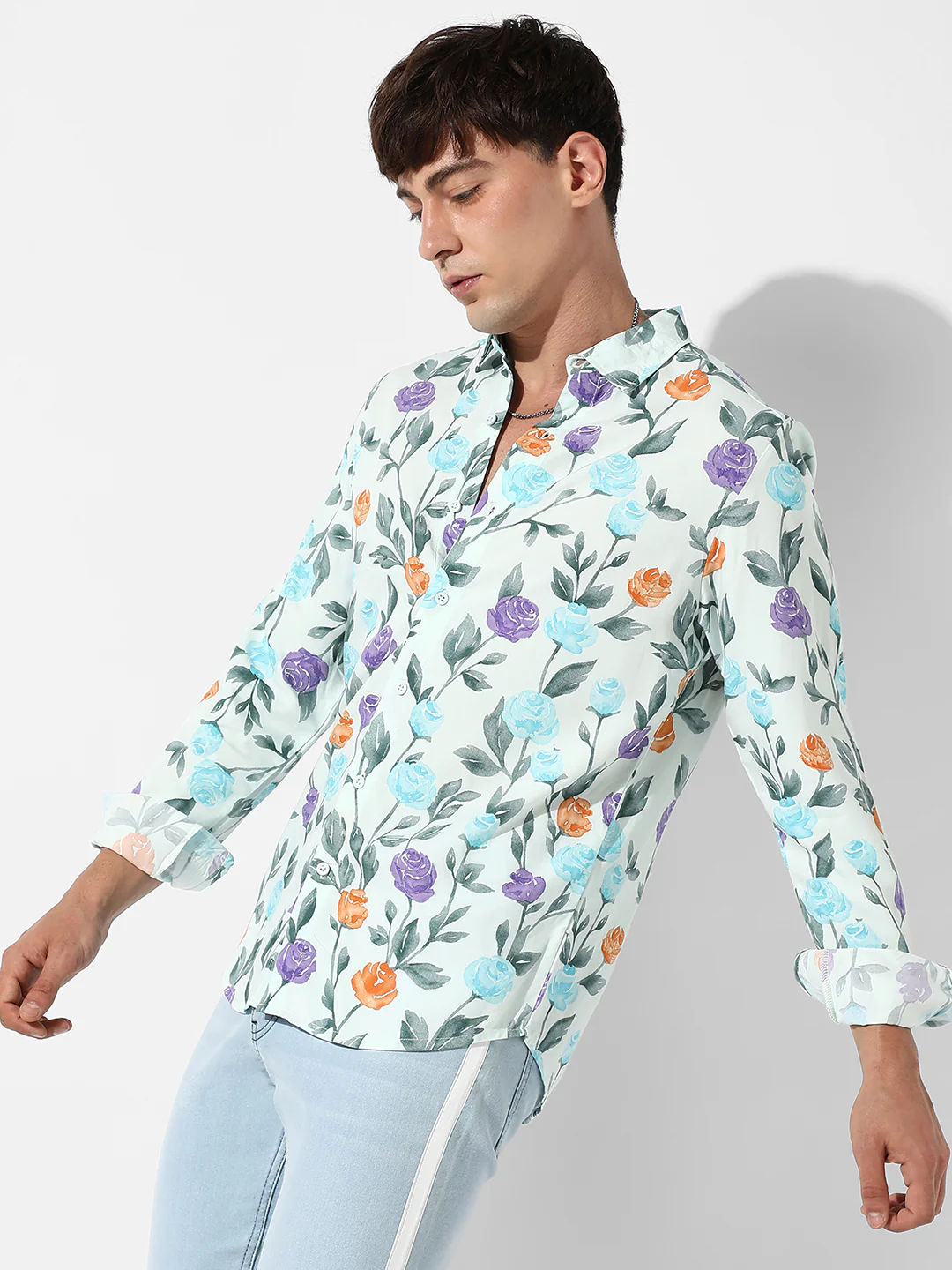 Rose Garden Print Shirt - Image 5