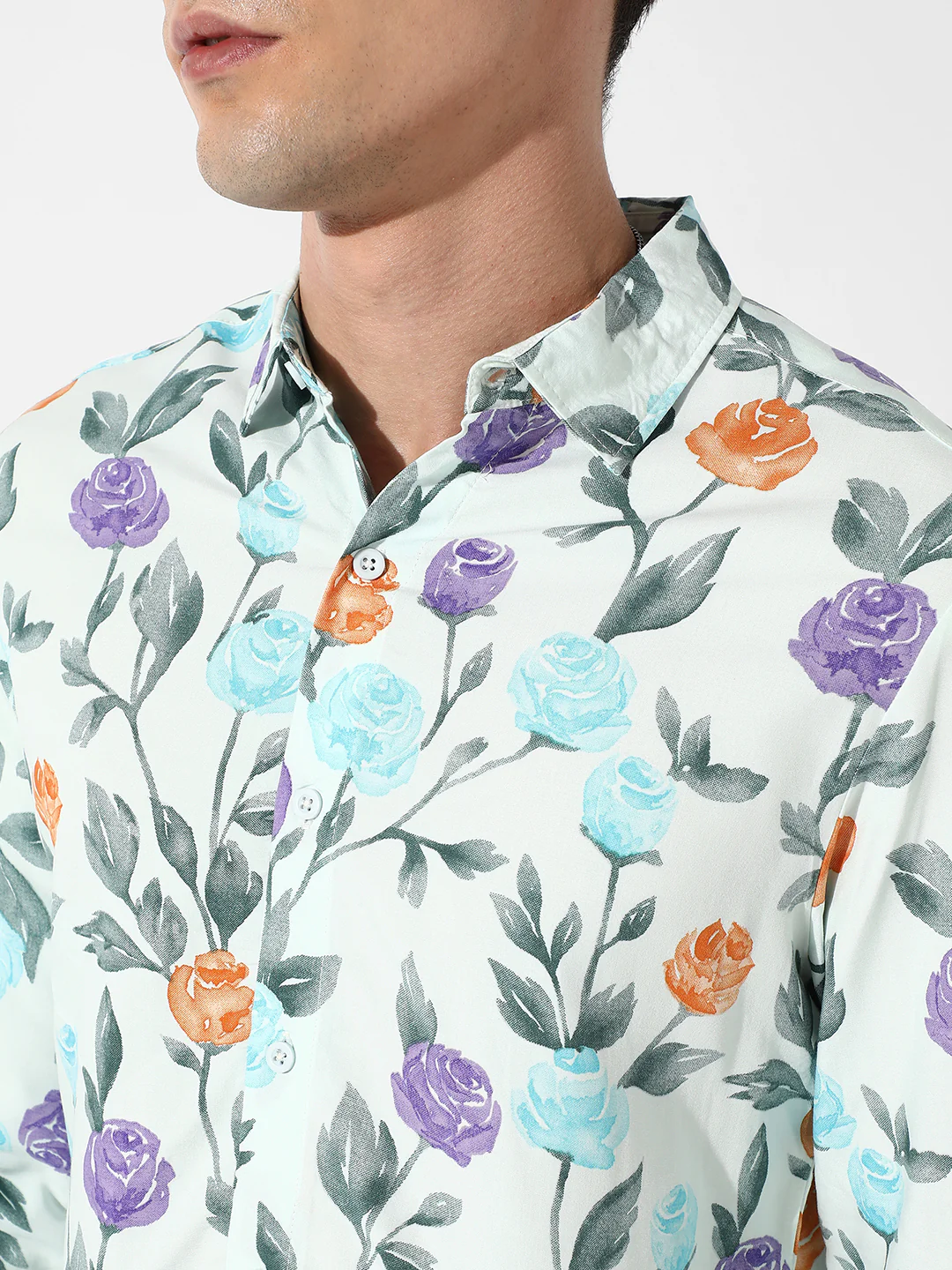 Rose Garden Print Shirt - Image 9